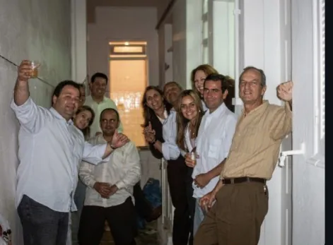Primeira confraternização da equipe